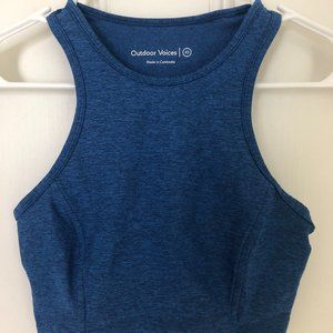 Outdoor Voices Athena Compression Crop Top- xs